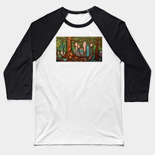 Folk Forest Worship Baseball T-Shirt